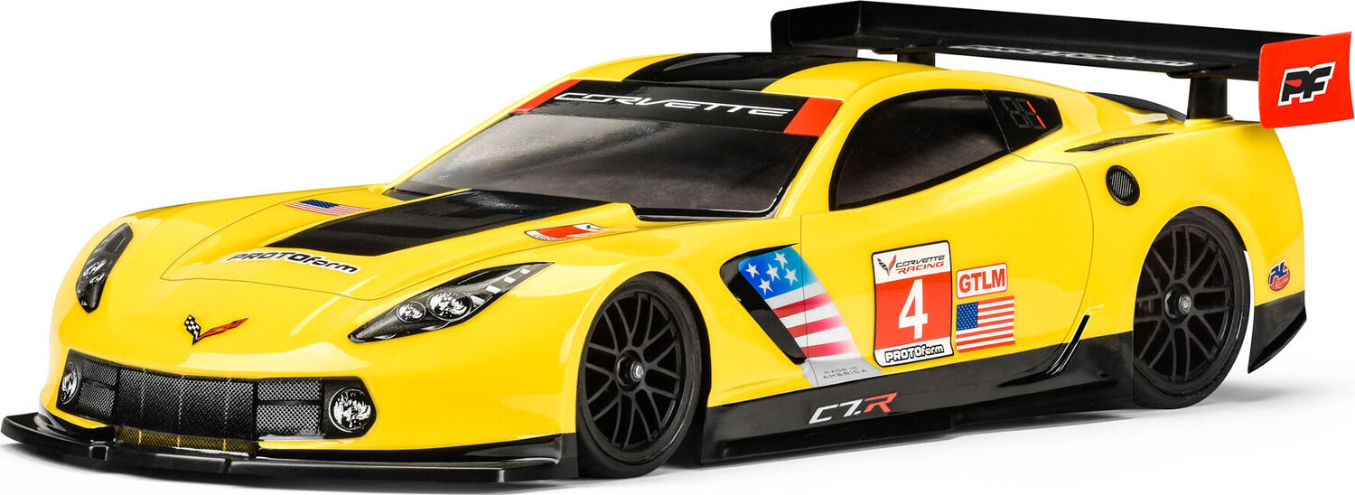 1/10 Chevrolet Corvette C7.R Clear Body: 190mm Touring Car